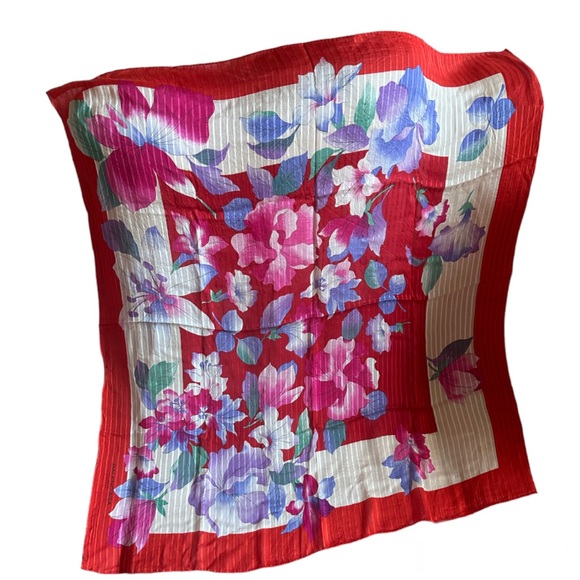 Balenciaga 100% Silk Scarf - Authentic sheer wrap - Picture 2 of 11